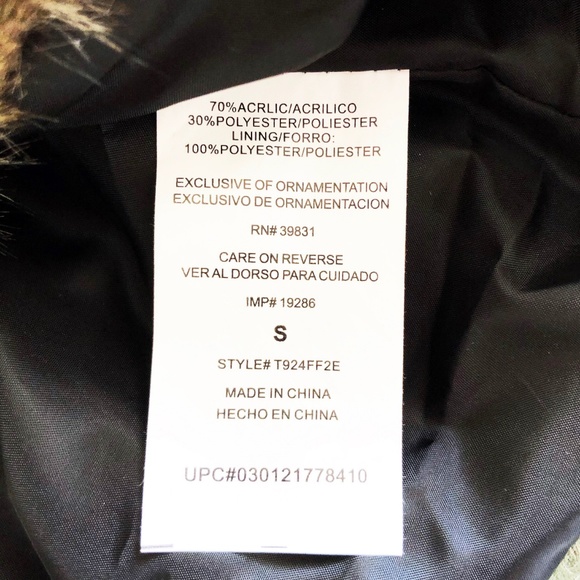 💋SALE! Instant Glam Brown Fox Faux Fur Coat - Picture 6 of 6